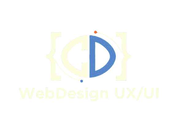 Logo personnel de Christopher Dapino : Initiales CD entre crochets de développement, WebDesigner UX/UI.